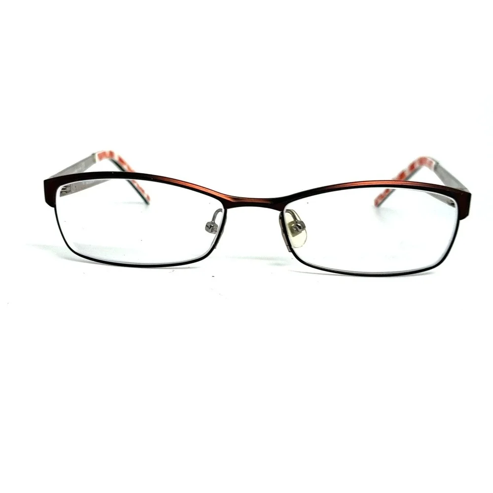 Kate Spade Alfreda QX64 Brown Metal Rectangular Eyeglasses Frames 51-16-135